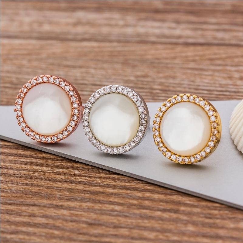 Fashion Shell New Luxury Gold/Rose Gold/Silver Color CZ Crystal Stone Drop Dangle Earrings For Women Girls Jewelry Gift
Fashion Shell New Luxury Gold/Rose Gold/Silver Color CZ Crystal Stone Drop Dangle Earrings For Women Girls Jewelry Gift
