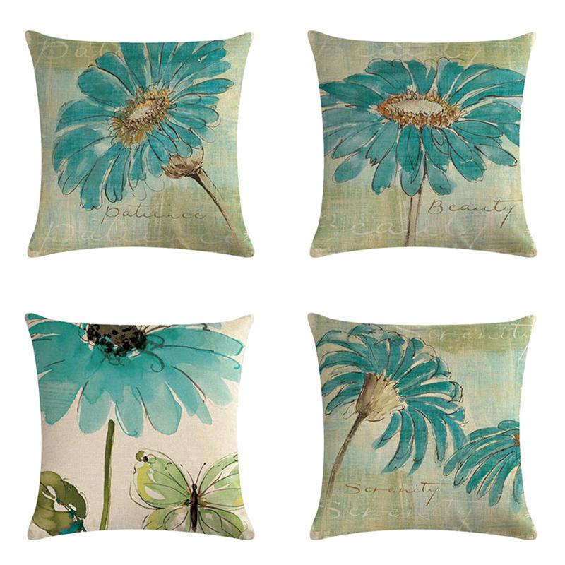 Carnation Flower Cushion Covers Blue Floral Pillow Cases Linen For Bedroom Sofa And Chair Decorative Pillow Covers 45*45cm, 03
Carnation Flower Cushion Covers Blue Floral Pillow Cases Linen For Bedroom Sofa And Chair Decorative Pillow Covers 45*45cm, 03