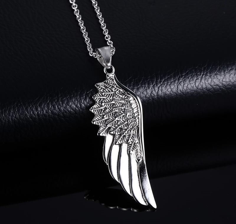 Creative Retro 316L Stainless Steel Angel Wing Skull Pendant Men Necklace Fashion Domineering Punk Jewelry Clothing Accessories
Creative Retro 316L Stainless Steel Angel Wing Skull Pendant Men Necklace Fashion Domineering Punk Jewelry Clothing Accessories