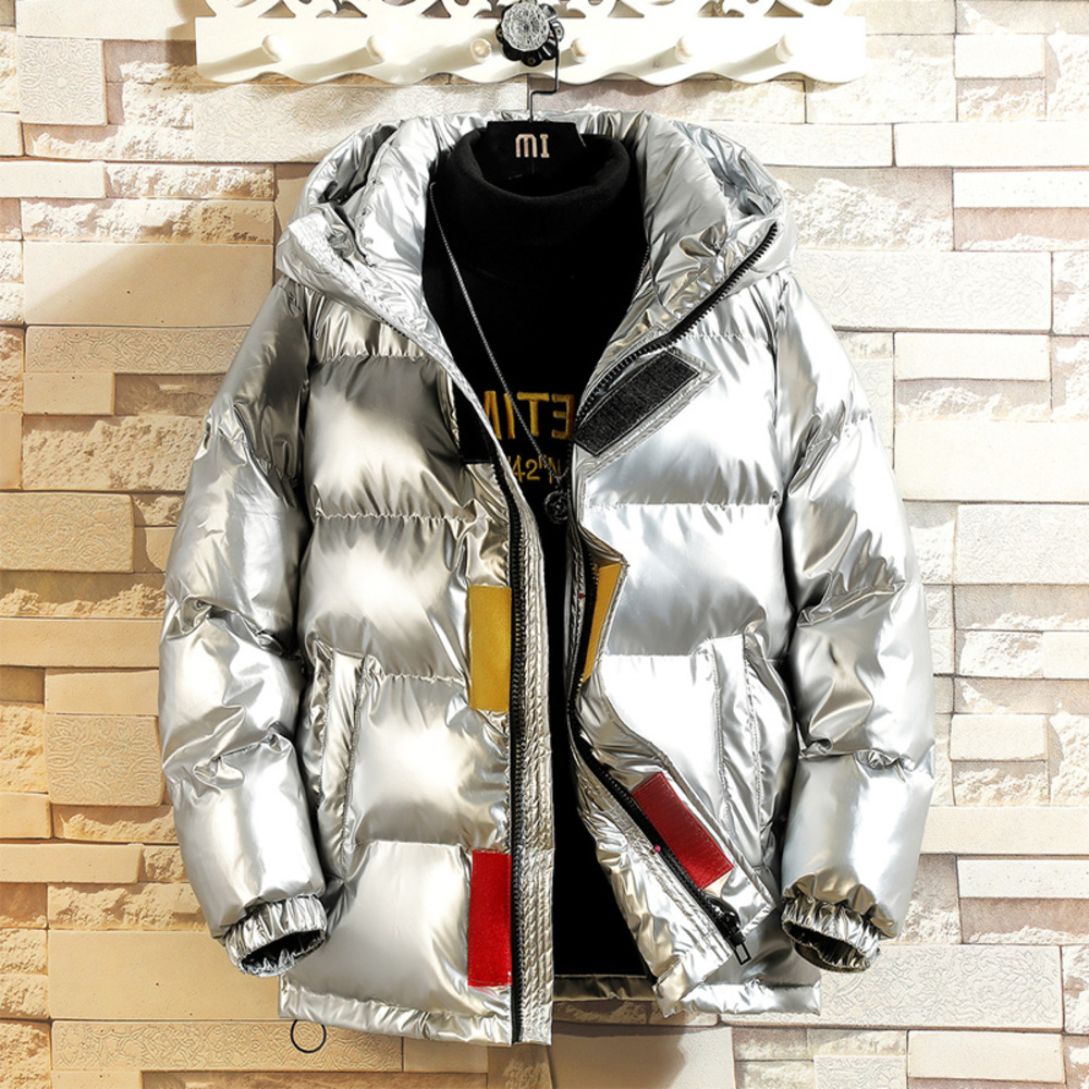 2020 winter casual Warm Thick coat fashionable Hooded Parkas men's clothing loose windproof Shiny jacket 5XL, Silver
2020 winter casual Warm Thick coat fashionable Hooded Parkas men's clothing loose windproof Shiny jacket 5XL, Silver