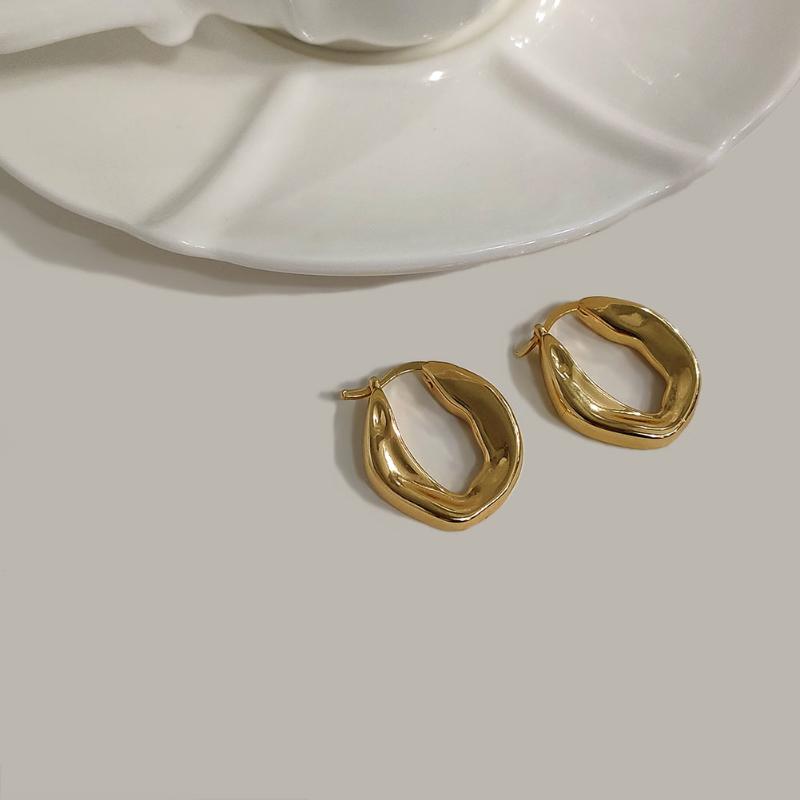 Hoop & Huggie Flatfoosie Boho Irregular Small Earrings For Women Gold Color Brass Geometric Circle Simple Fashion Jewelry Gift
Hoop & Huggie Flatfoosie Boho Irregular Small Earrings For Women Gold Color Brass Geometric Circle Simple Fashion Jewelry Gift