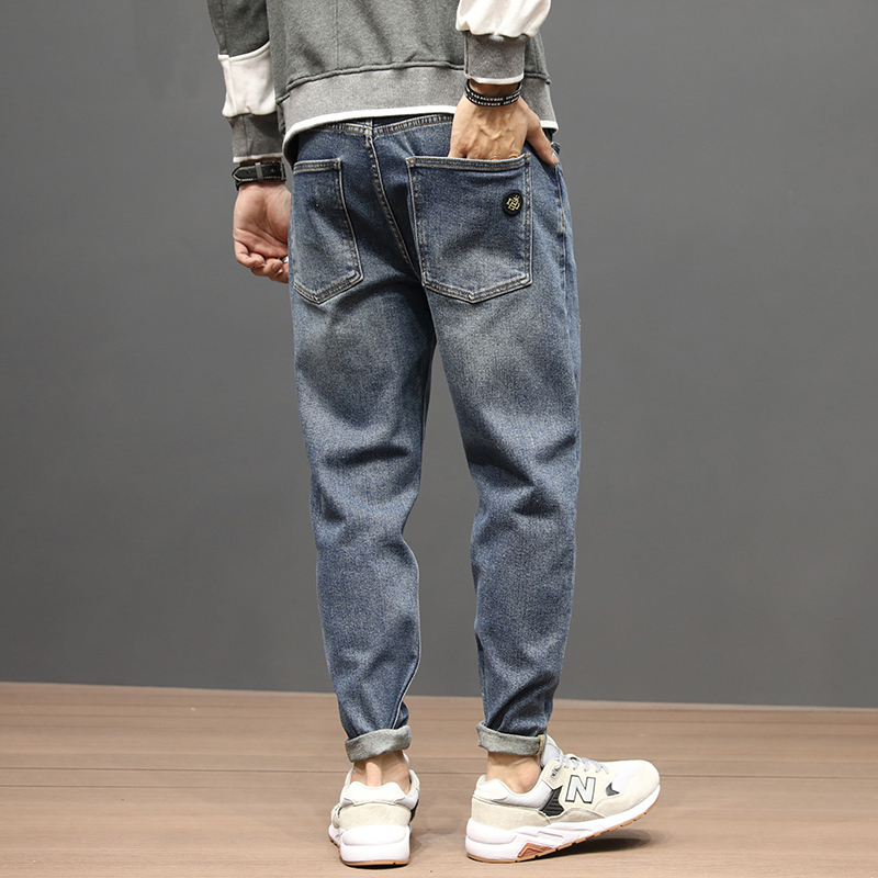2021 New Korean Style Fashion Men Jeans Retro Blue Elastic Loose Fit Denim Harem Pants Autumn Newly Streetwear Hip Hop Wide Leg Trousers 8q6
2021 New Korean Style Fashion Men Jeans Retro Blue Elastic Loose Fit Denim Harem Pants Autumn Newly Streetwear Hip Hop Wide Leg Trousers 8q6