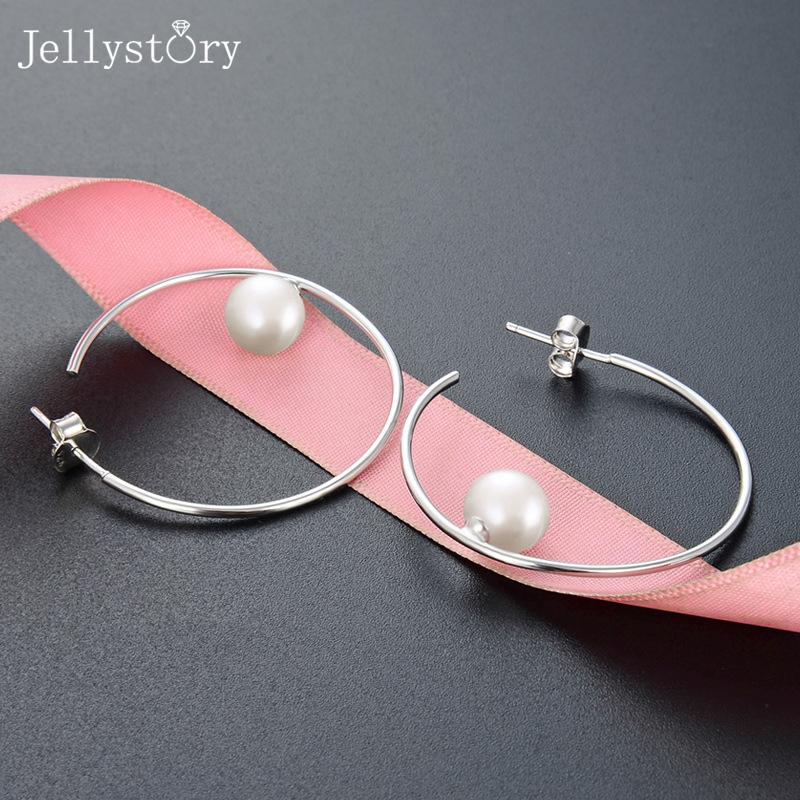 Stud Jellystory Women Fashion Jewelry Earrings 925 Silver Wedding Selling Round Circle Pearl 2021
Stud Jellystory Women Fashion Jewelry Earrings 925 Silver Wedding Selling Round Circle Pearl 2021