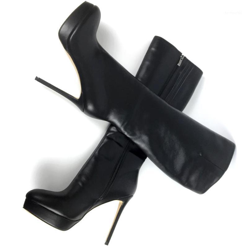 Women Ladies Round Toe High Heel Platform Knee High Boots Black Full Zipper Winter Party Fashion Shoes Footwear Size 4~15.51, As pic
Women Ladies Round Toe High Heel Platform Knee High Boots Black Full Zipper Winter Party Fashion Shoes Footwear Size 4~15.51, As pic