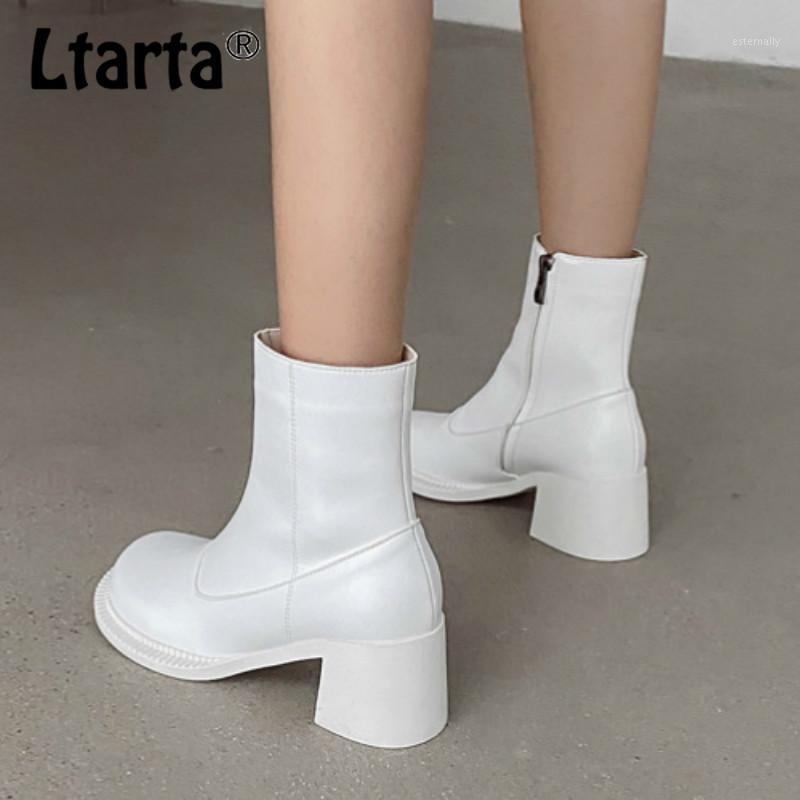LTARTA 2020 Winter New Chunky Heel All-Matching Boots Platform Ankle Boots Chunky Heel High Short -258-11, White
LTARTA 2020 Winter New Chunky Heel All-Matching Boots Platform Ankle Boots Chunky Heel High Short -258-11, White