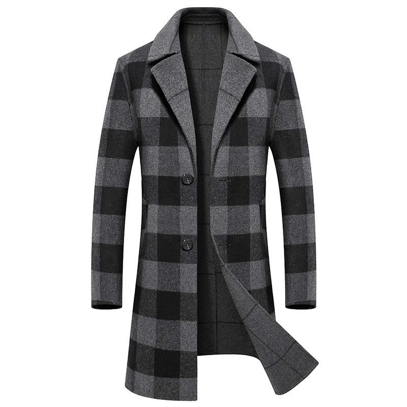 Men Clothing 2020 New Arrival High Quality 60% Wool Plaid Trench Coat Men,men's Wool Jackets ,plus-size M-3XL 85007, Black
Men Clothing 2020 New Arrival High Quality 60% Wool Plaid Trench Coat Men,men's Wool Jackets ,plus-size M-3XL 85007, Black