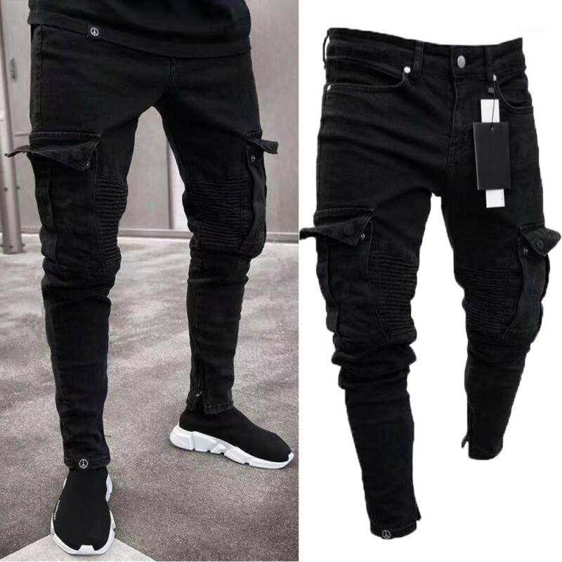 Hot Mens Fashion Slim Stretch Denim Cargo Pants Autumn Jeans Destroyed Ripped Skinny Pants Trousers Streetwear1, Black
Hot Mens Fashion Slim Stretch Denim Cargo Pants Autumn Jeans Destroyed Ripped Skinny Pants Trousers Streetwear1, Black