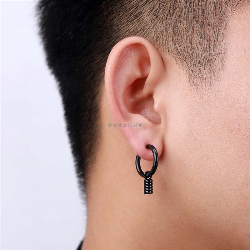 Stainless steel ring spring hoop earrings black women men Clip on earrings mens earings hip hop fashion jewelry will and sandy gift, Golden;silver
Stainless steel ring spring hoop earrings black women men Clip on earrings mens earings hip hop fashion jewelry will and sandy gift, Golden;silver