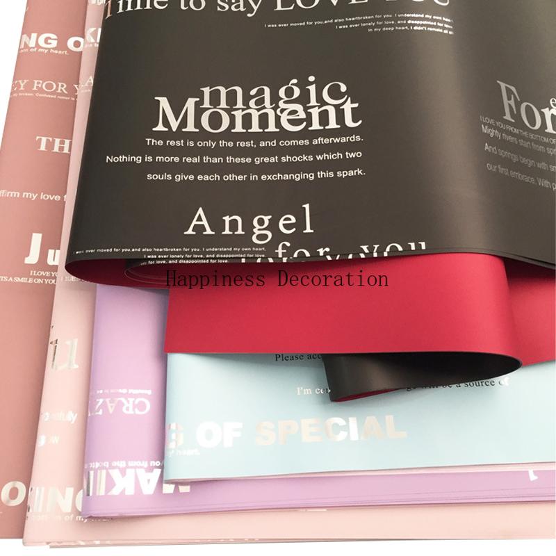 Hot Sale Wholesale Waterproof Plastic Bouquet Wrapping Material Valentine's Day Party Flower Packaging Paper 20 Sheets/Pack
Hot Sale Wholesale Waterproof Plastic Bouquet Wrapping Material Valentine's Day Party Flower Packaging Paper 20 Sheets/Pack