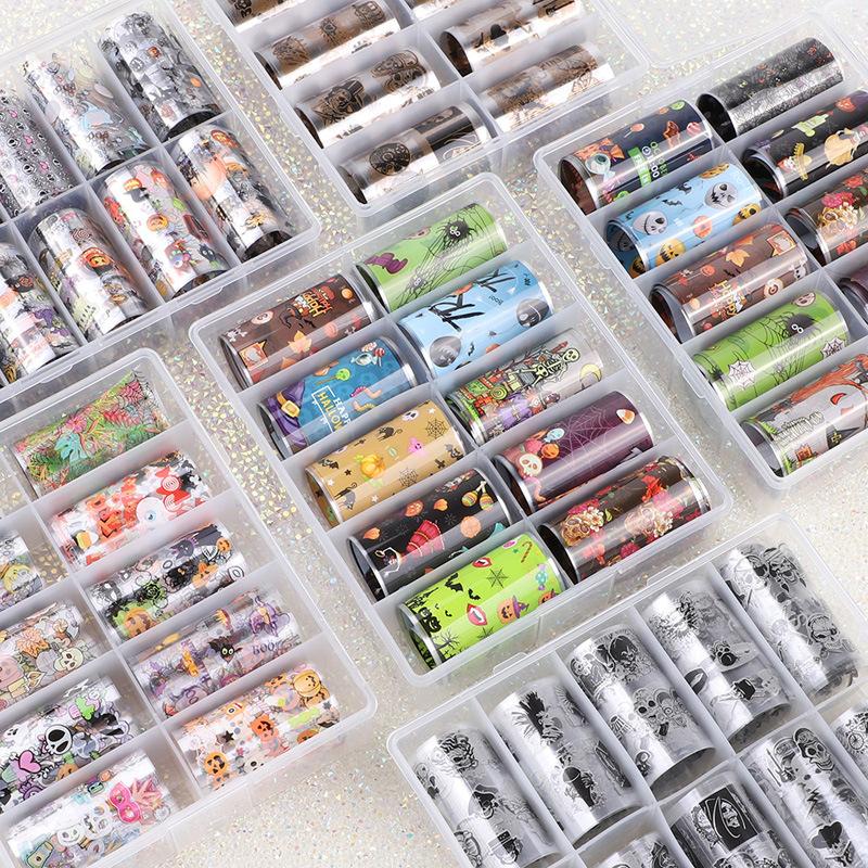 Halloween Christmas nail stickers Nail Transfer Foils Decorations DIY idea Art Transfer Sticker Decals Accessories, Xkz -h -1
Halloween Christmas nail stickers Nail Transfer Foils Decorations DIY idea Art Transfer Sticker Decals Accessories, Xkz -h -1
