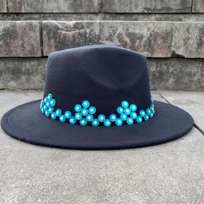 Women Handmade Punk Fedora Hat Acrylic Gems Wide Brim Cap Cloche Hat Winter Panama Sun Jazz 2 Size, Black aqh
Women Handmade Punk Fedora Hat Acrylic Gems Wide Brim Cap Cloche Hat Winter Panama Sun Jazz 2 Size, Black aqh