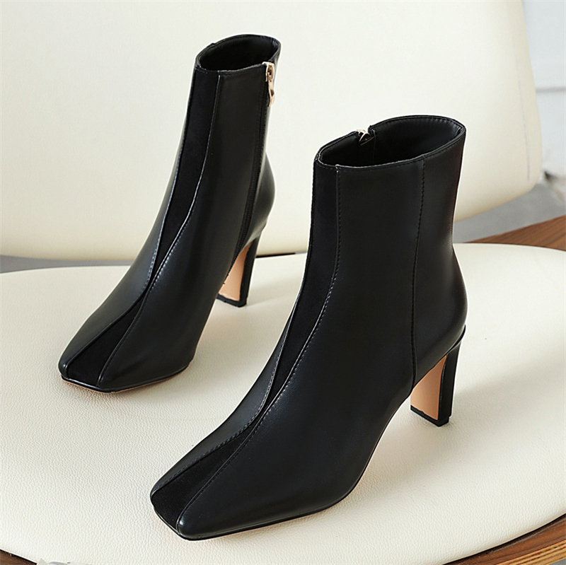 Mais tamanho feminino tornozelo luxo bloco de salto alto meias botas dedo do p quadrado chunky calcanhar zper bota senhora AJ6G, Beige
Mais tamanho feminino tornozelo luxo bloco de salto alto meias botas dedo do p quadrado chunky calcanhar zper bota senhora AJ6G, Beige