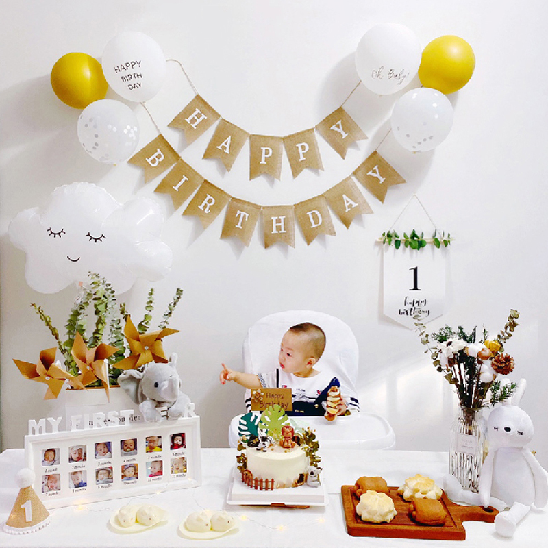 2026 Jusenda Baby DIY Photo 1-12 Months Memorial Growing Picture Frame MY FIRST YEAR Kids 1 Year Birthday Room Wall Decorations 201212 H260306