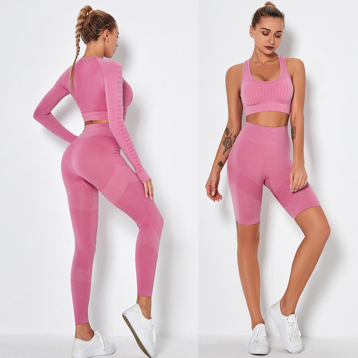 Winter Fashion Designer Womens Cotton Yoga Suit Gymshark Sportwear Tracksuits Fitness Sports four Piece set 4PCS bra Leggings outfits summer, Black-4pcs
Winter Fashion Designer Womens Cotton Yoga Suit Gymshark Sportwear Tracksuits Fitness Sports four Piece set 4PCS bra Leggings outfits summer, Black-4pcs
