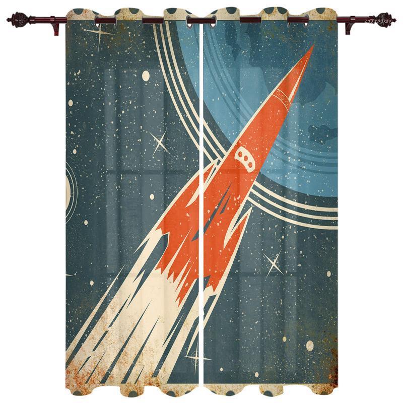 Nice Translucent Curtains With Vintage Stamp Rocket Pattern For Living Room Kitchen Bedroom Decoration Windows Curtain & Drapes
Nice Translucent Curtains With Vintage Stamp Rocket Pattern For Living Room Kitchen Bedroom Decoration Windows Curtain & Drapes