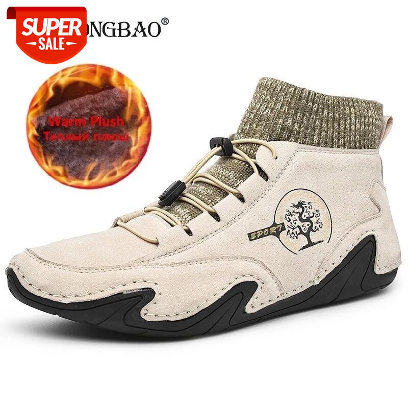 Brand Winter Men's Boots Thick Plush Warm Snow Boots Comfortable Men Ankle Cow Suede Leather Outdoor Man Motorcycle #Fg0j, Beige
Brand Winter Men's Boots Thick Plush Warm Snow Boots Comfortable Men Ankle Cow Suede Leather Outdoor Man Motorcycle #Fg0j, Beige