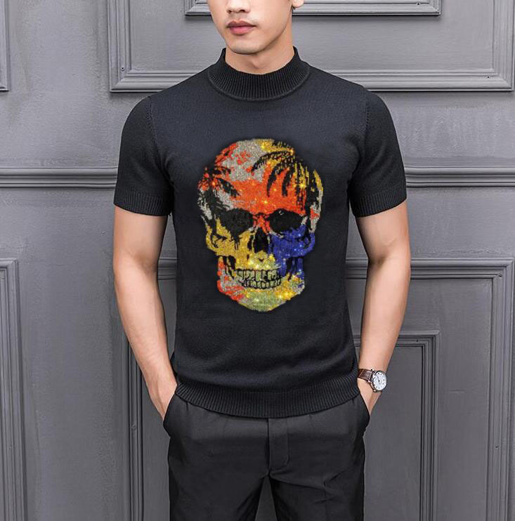 Casual New Winter Warm Men' Shirts Thin Man' Knitted Sweater Strass Nightgown Dibd, Sky blue
Casual New Winter Warm Men' Shirts Thin Man' Knitted Sweater Strass Nightgown Dibd, Sky blue