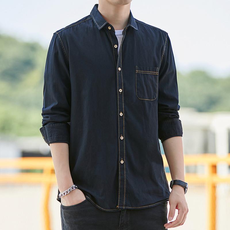 Shirts New Arrivals Men Male Shirt Solid Long Sleeve British Style Cotton Men' Shirt Office, Black
Shirts New Arrivals Men Male Shirt Solid Long Sleeve British Style Cotton Men' Shirt Office, Black