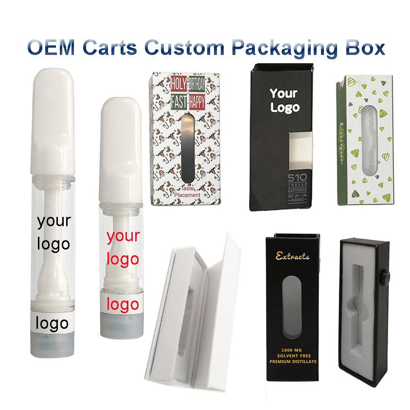 Vape Cartridges Packaging Full Ceramic Carts Custom Logo 0.8ml 1.0ml Empty Vape Pen Vaporizers OEM Oil Atomizers Customized Package Boxes
Vape Cartridges Packaging Full Ceramic Carts Custom Logo 0.8ml 1.0ml Empty Vape Pen Vaporizers OEM Oil Atomizers Customized Package Boxes
