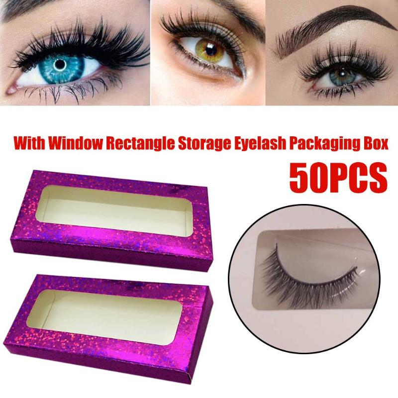 50pcs Makeup Supplies Mini Storage Home Empty Case False Lashes With Window Accessories Organizer Shop Eyelash Packaging Box
50pcs Makeup Supplies Mini Storage Home Empty Case False Lashes With Window Accessories Organizer Shop Eyelash Packaging Box