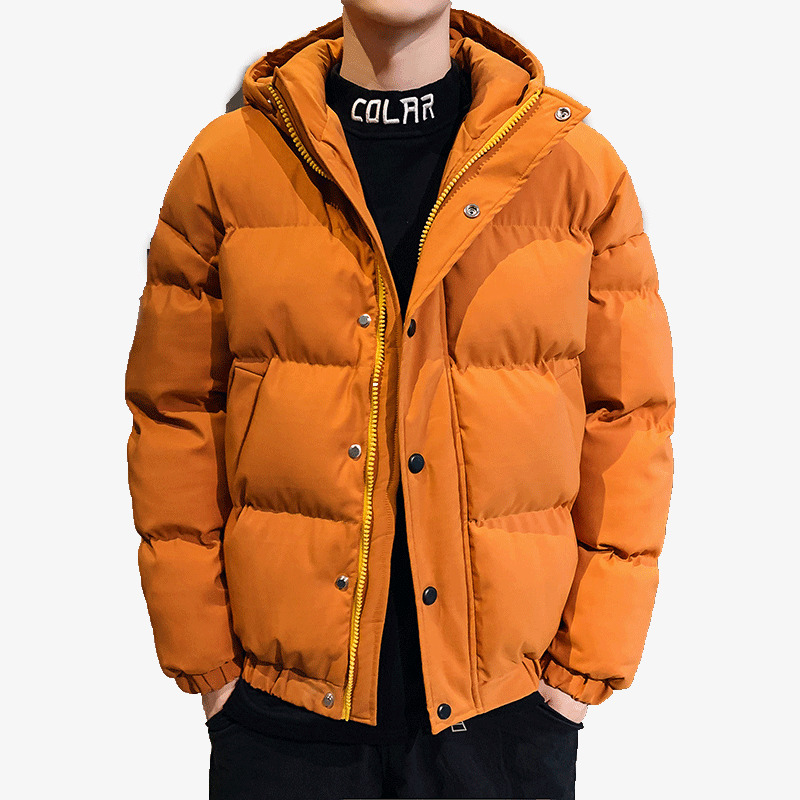 New winter thicken coat men jacket fashion cotton padded coats street thick warm jackets hooded outerwear clothes male clothing 201214