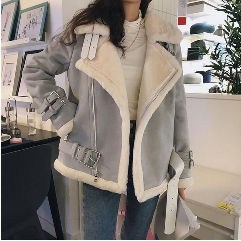 Women 2020 Autumn Winter New Fashion Faux Fur Slim Cotton Warm Thick Coat Suede Short Leather Jacket Casual Outerwear Female, Khaki
Women 2020 Autumn Winter New Fashion Faux Fur Slim Cotton Warm Thick Coat Suede Short Leather Jacket Casual Outerwear Female, Khaki