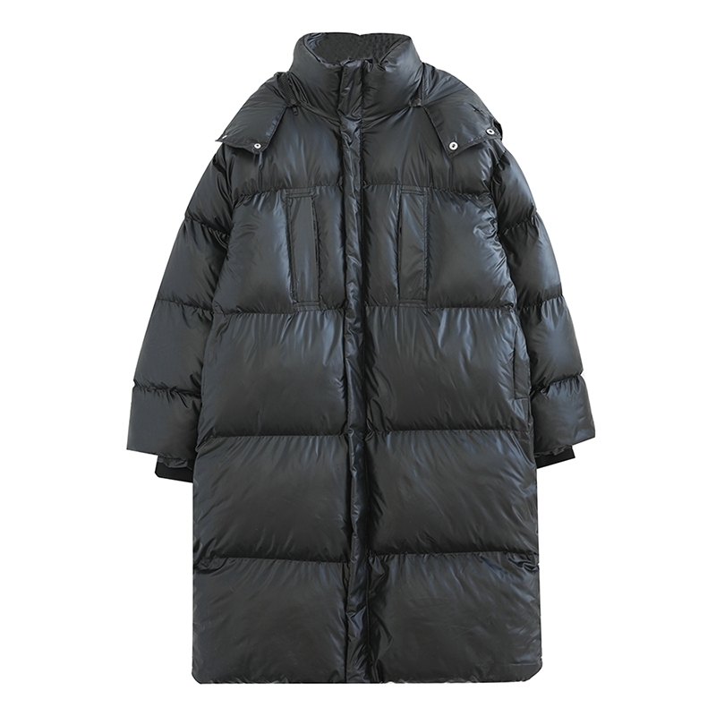 Will limit yuan overtheknee cottonpadded jacket loose long thickening cottonpadded clothes coat 201019