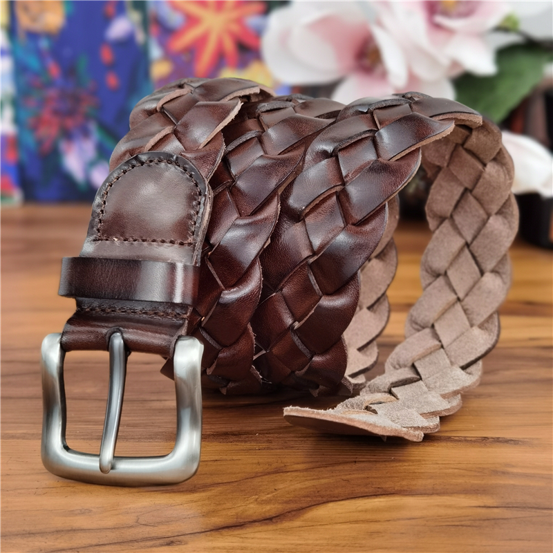 Transwoven waistband of men's luxury vintage female regal leather women's mesh belt lady mbt0508 VP4J, Black
Transwoven waistband of men's luxury vintage female regal leather women's mesh belt lady mbt0508 VP4J, Black