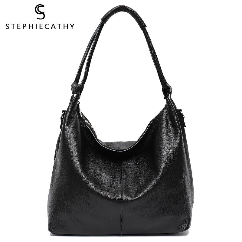 SC Casual Genuine Leather Hobo For Women Large Daily Style Shoulder Bags Solid Color Female Fashion Leather Crossbody Handbags, Black
SC Casual Genuine Leather Hobo For Women Large Daily Style Shoulder Bags Solid Color Female Fashion Leather Crossbody Handbags, Black