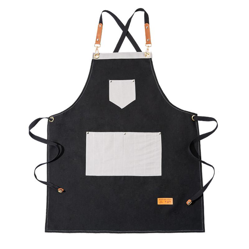 Apron Korean denim canvas thick cotton milk cafe net red kitchen barbecue wear-resistant custom LOGO
Apron Korean denim canvas thick cotton milk cafe net red kitchen barbecue wear-resistant custom LOGO