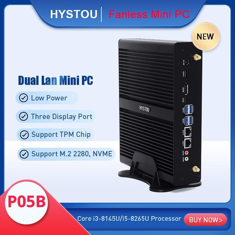 HYSTOU Fanless Mini PC Intel Core i3 8145u 8265u windows10pro Type-c HD EDP Desktop Office Computer Linux Ubuntu HTPC WiFi1
HYSTOU Fanless Mini PC Intel Core i3 8145u 8265u windows10pro Type-c HD EDP Desktop Office Computer Linux Ubuntu HTPC WiFi1