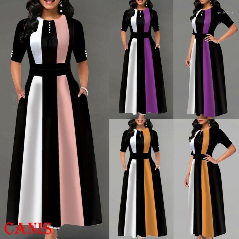 2020 New Fshion Women's Summer Striped Style Sexy Ladies High Waist Striped A-Line Dresses Ladies Party Long Swing Dress Suit1
2020 New Fshion Women's Summer Striped Style Sexy Ladies High Waist Striped A-Line Dresses Ladies Party Long Swing Dress Suit1