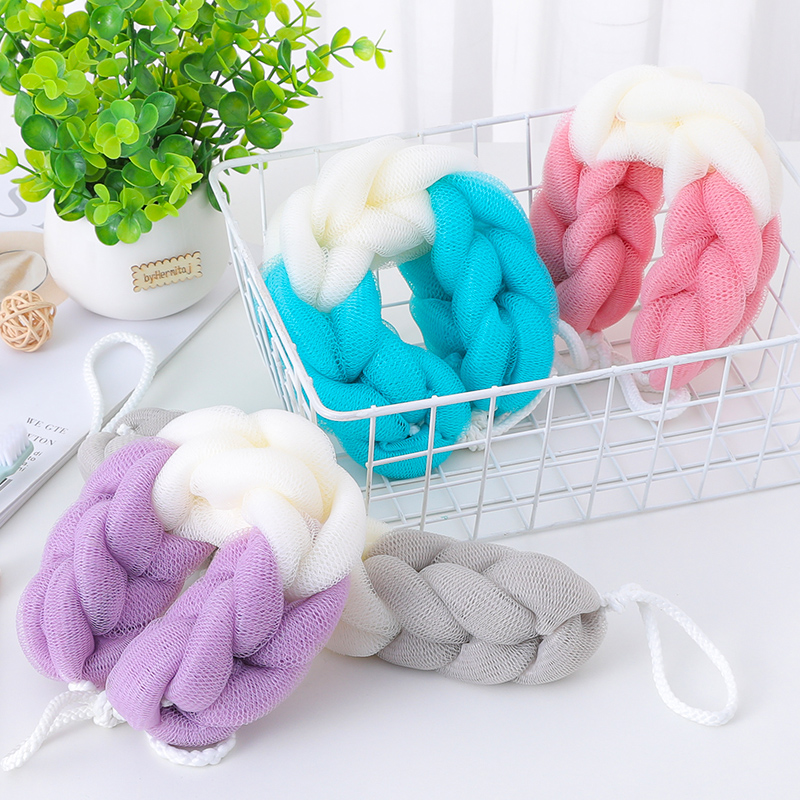 Comfortable soft types of cleaning dead skin removal color rubber bath brush balls with foam mesh shower bath sponge body massage
Comfortable soft types of cleaning dead skin removal color rubber bath brush balls with foam mesh shower bath sponge body massage