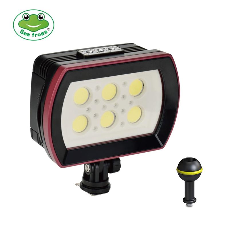 Seafrogs 6000Lm IPX8 40M Waterproof LED Camera Phone Fill Light Flash Underwater Diving Photography Lighting Accessory SL- 22
Seafrogs 6000Lm IPX8 40M Waterproof LED Camera Phone Fill Light Flash Underwater Diving Photography Lighting Accessory SL- 22