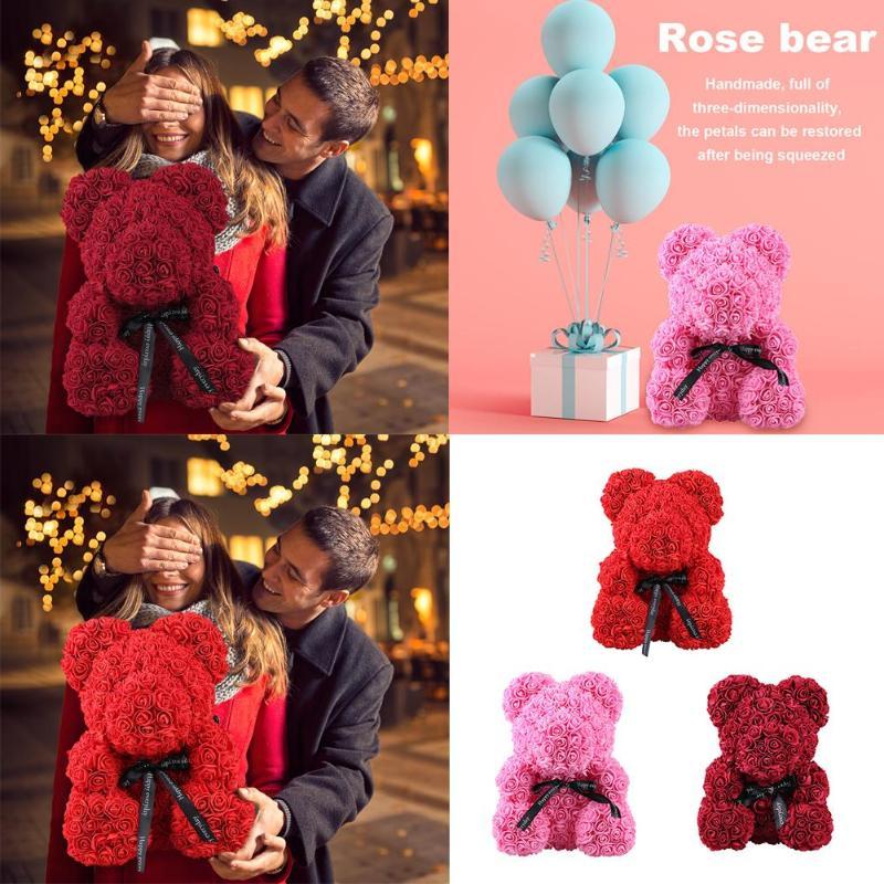 25cm Romantic Red Rose Teddy Bear Rose Artificial Flower Valentines Day Gift Wedding Party Decoration Christmas Girlfriend Gifts, 25cm wt
25cm Romantic Red Rose Teddy Bear Rose Artificial Flower Valentines Day Gift Wedding Party Decoration Christmas Girlfriend Gifts, 25cm wt