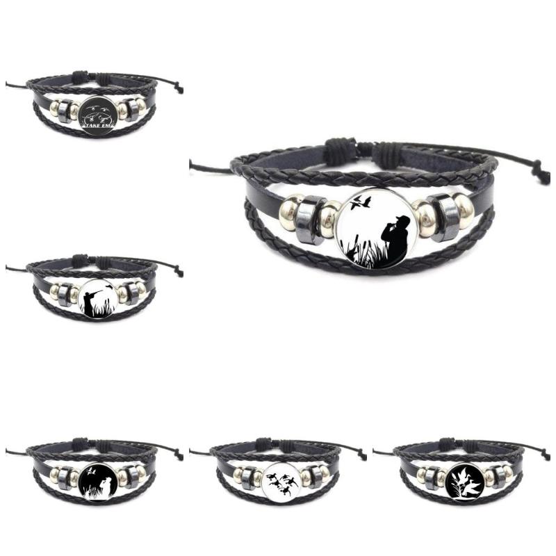 EJ Glaze Hunting Ducks For Schoolgirl Maxi Glass Cabochon Round Black Leather Bracelet Bangle Jewelry Gifts
EJ Glaze Hunting Ducks For Schoolgirl Maxi Glass Cabochon Round Black Leather Bracelet Bangle Jewelry Gifts