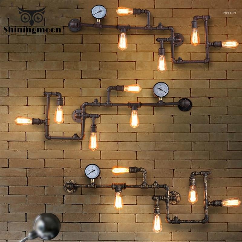 American Industrial LOFT Wall Lamps Iron Rust Water Pipe Retro Wall Lamp Bar Cafe Decor Sconce Lamp Balcony Aisle Lighting1
American Industrial LOFT Wall Lamps Iron Rust Water Pipe Retro Wall Lamp Bar Cafe Decor Sconce Lamp Balcony Aisle Lighting1