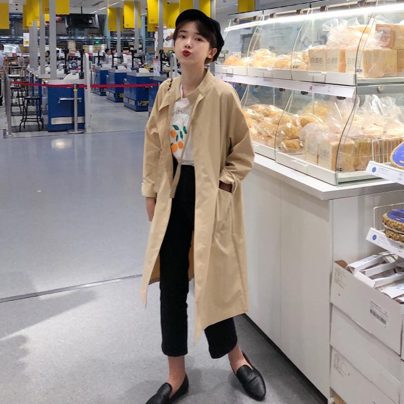 Trench Coat for Women Spring Autumn Fashion Long Ladies Loose Long Sleeve Coats Windbreaker Sobretudo Feminino YY1651, Blue
Trench Coat for Women Spring Autumn Fashion Long Ladies Loose Long Sleeve Coats Windbreaker Sobretudo Feminino YY1651, Blue