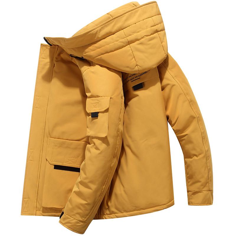 Winter men's big pocket down jacket high quality parka coat warm thick cotton fashion tooling style Parker 2020 new, Beige
Winter men's big pocket down jacket high quality parka coat warm thick cotton fashion tooling style Parker 2020 new, Beige