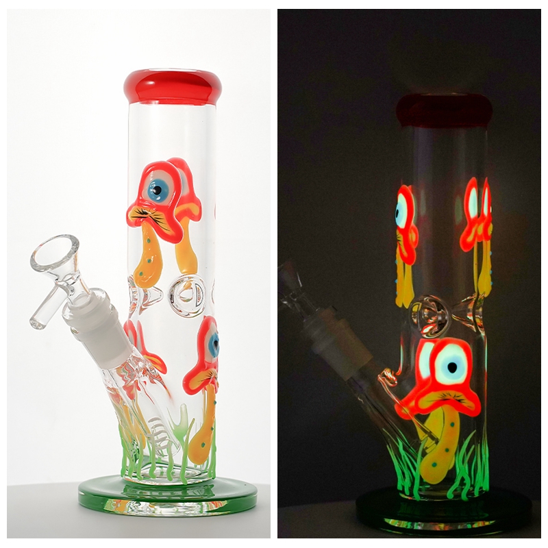 9 Inches Heady Glass Bongs Glow In the Dark Oil Dab Rigs 18mm Joint Big Bong Straight Perc Water Pipes With Diffused Downstem Hookahs
9 Inches Heady Glass Bongs Glow In the Dark Oil Dab Rigs 18mm Joint Big Bong Straight Perc Water Pipes With Diffused Downstem Hookahs