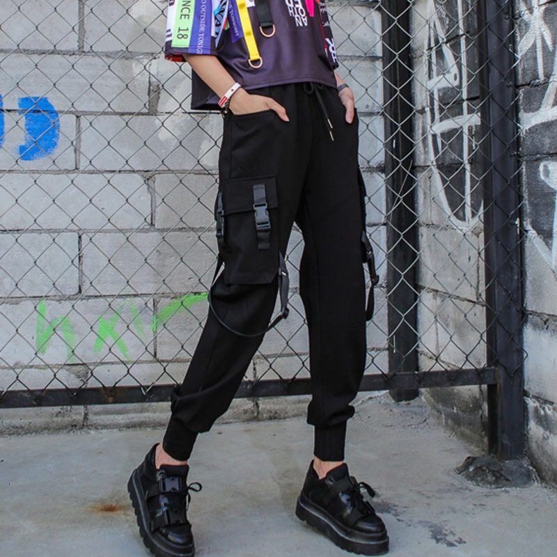 2021 New Women Streetwear Cargo Elastic Waistband Drawstring Sport Jogger Women' Plus Ankle-length Length Pants 1SSQ, Black
2021 New Women Streetwear Cargo Elastic Waistband Drawstring Sport Jogger Women' Plus Ankle-length Length Pants 1SSQ, Black