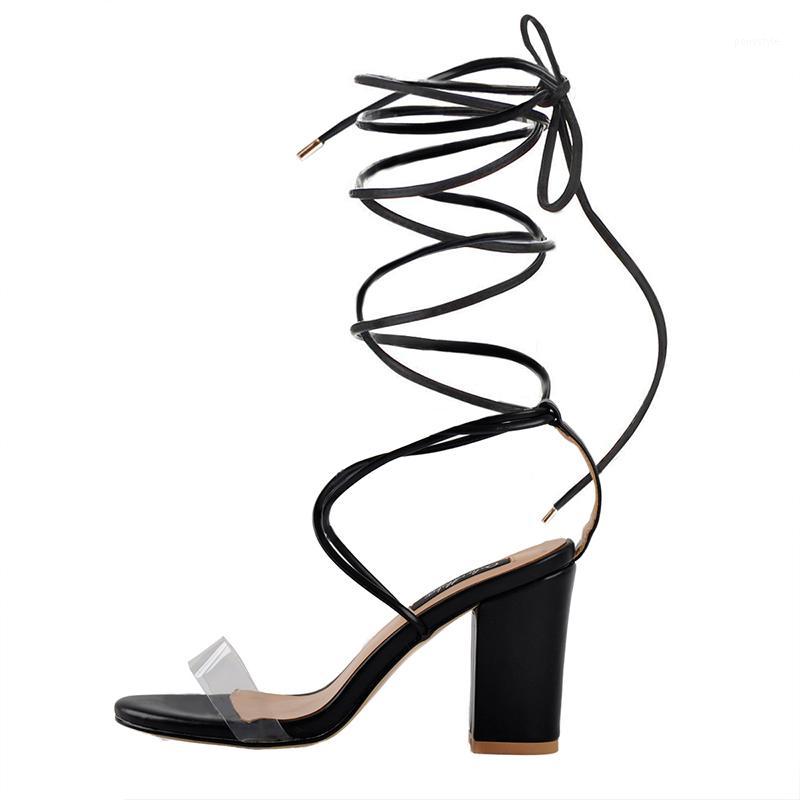 Onlymaker Women's Criss Cross Lace Up Sandals Block Chunky High Heels Clear Strap Open Toe Casual Sandals Large Size US5-151, P8802a
Onlymaker Women's Criss Cross Lace Up Sandals Block Chunky High Heels Clear Strap Open Toe Casual Sandals Large Size US5-151, P8802a