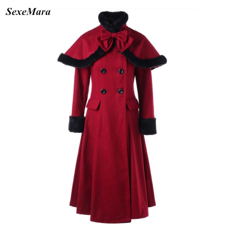 SexeMara New Christmas Themed Red Long Sleeve Woolen Overcoat Slim Trech Coat Winter Outfit Dress Vestidos
SexeMara New Christmas Themed Red Long Sleeve Woolen Overcoat Slim Trech Coat Winter Outfit Dress Vestidos
