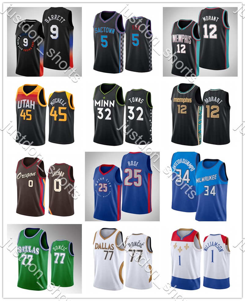 Youth Mitchell 45 Morant 12 Lillard 0 Barrett 9 Fox 5 Towns 32 Doncic 77 Antetokounmpo 34 Rose 25 Williamson 1 Embroidery Basketball Jerseys, Black;red
Youth Mitchell 45 Morant 12 Lillard 0 Barrett 9 Fox 5 Towns 32 Doncic 77 Antetokounmpo 34 Rose 25 Williamson 1 Embroidery Basketball Jerseys, Black;red