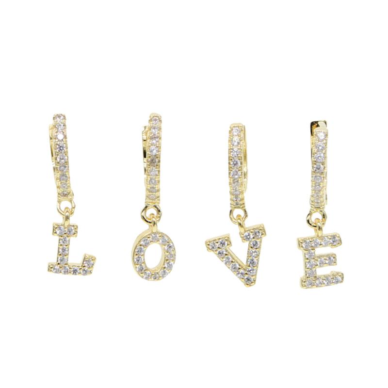 drop shipping 1 piece Gold silver color cz 26 Initial charm circle dangle drop earring name letter Alphabet earring
drop shipping 1 piece Gold silver color cz 26 Initial charm circle dangle drop earring name letter Alphabet earring