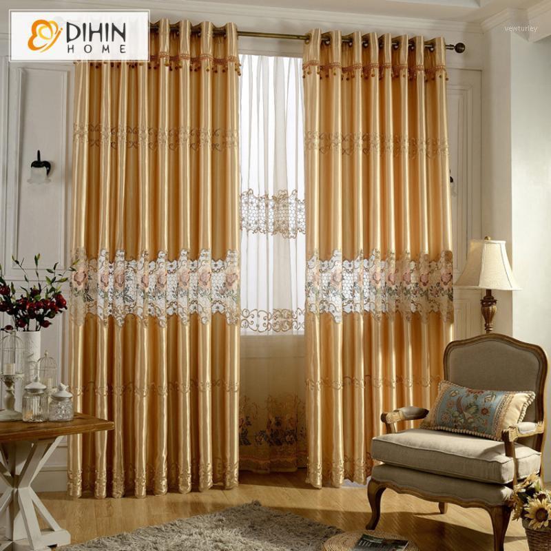 DIHIN 1 PC European Royal Embroidered Curtains For Living Room Ready Made Window Curtains Drapes Best Quality1, Curtain
DIHIN 1 PC European Royal Embroidered Curtains For Living Room Ready Made Window Curtains Drapes Best Quality1, Curtain