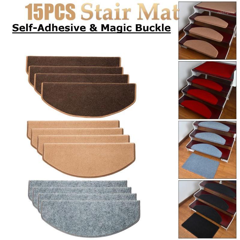 15PCS Stair Tread Carpet Mats Self Adhesive Stair Mat Mat Anti-Skid Step Rugs Safety Mute Floor Mats Indoor Warm Pad 55x211, Black
15PCS Stair Tread Carpet Mats Self Adhesive Stair Mat Mat Anti-Skid Step Rugs Safety Mute Floor Mats Indoor Warm Pad 55x211, Black