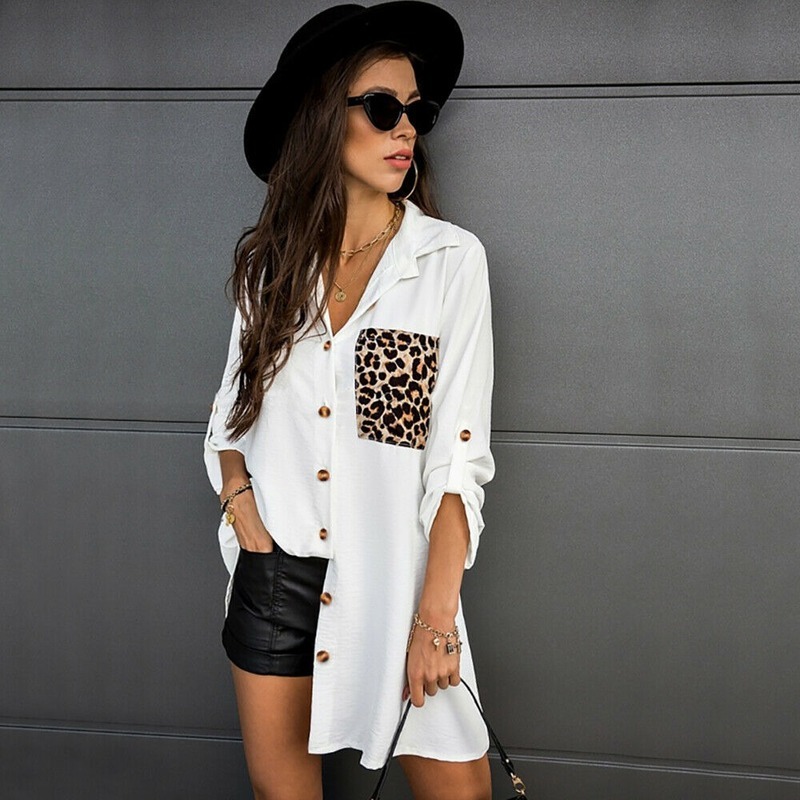 2021 New Medium Female Long Solid Shirts Pattern Leopard Pocket Loosey Sweatshirt Office Lady Tops Spring Fall LI51, Apricot
2021 New Medium Female Long Solid Shirts Pattern Leopard Pocket Loosey Sweatshirt Office Lady Tops Spring Fall LI51, Apricot