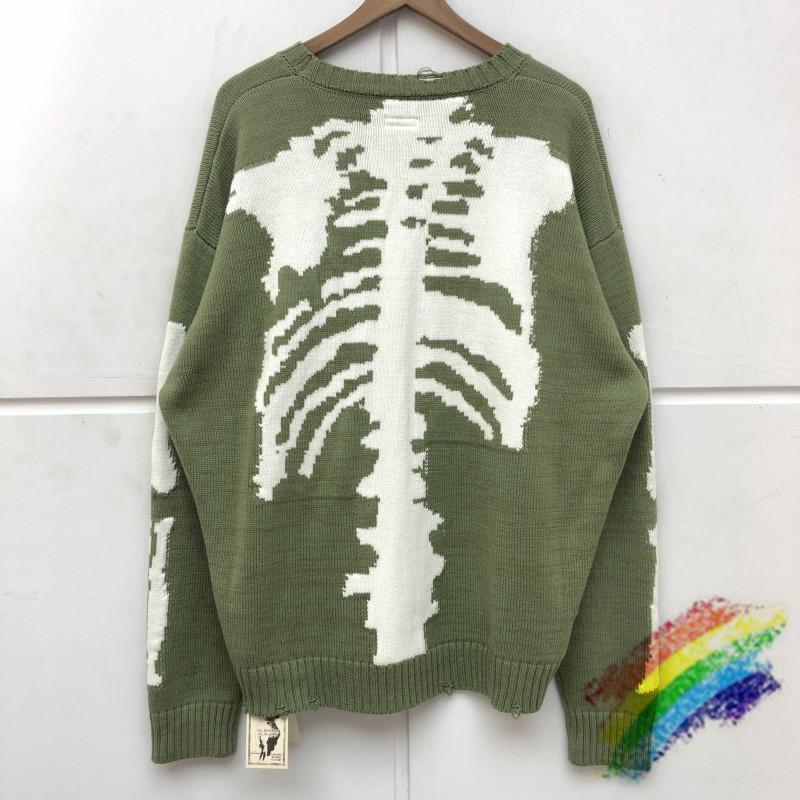 Men's Sweaters 2021FW Winter Skeleton Bone Printing Kapital Sweater Men Women Crewneck Vintage Green Sweatshirts Damage Hole Knit Pullovers1
Men's Sweaters 2021FW Winter Skeleton Bone Printing Kapital Sweater Men Women Crewneck Vintage Green Sweatshirts Damage Hole Knit Pullovers1