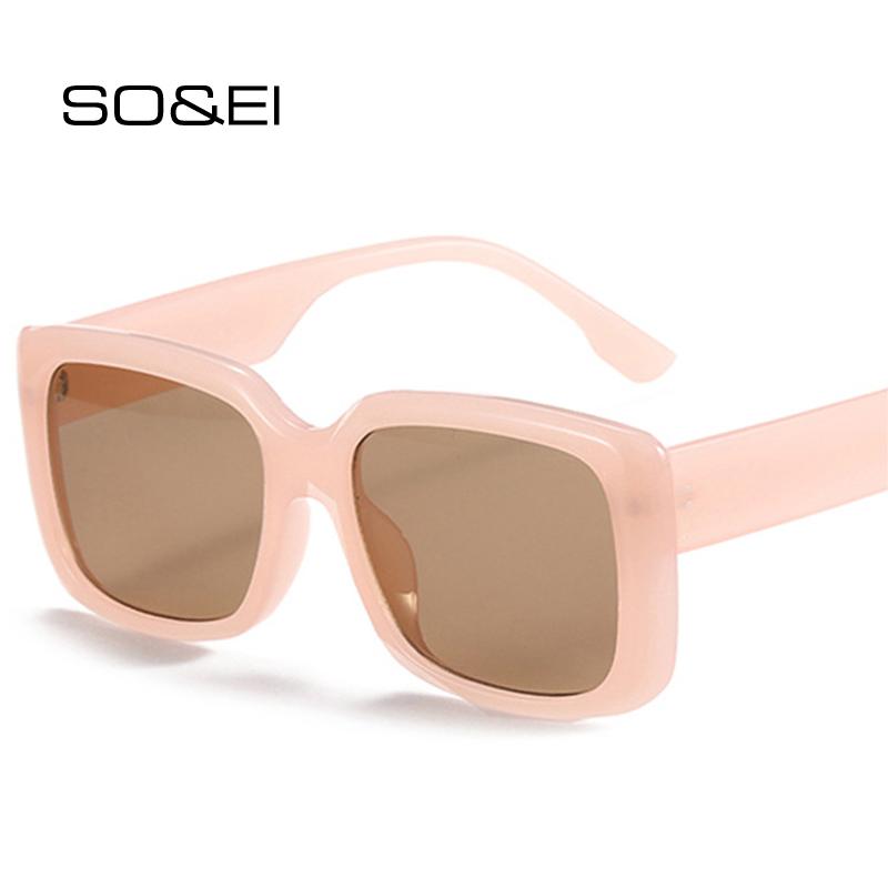 Sunglasses SO&EI Retro Square Jelly Pink Eyewear Fashion Men Leopard Shades UV400 Sun Glasses
Sunglasses SO&EI Retro Square Jelly Pink Eyewear Fashion Men Leopard Shades UV400 Sun Glasses
